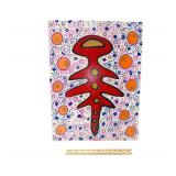 "Micro Source" - Mixed Media on Canvas - 18" x 24"