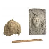 (2) "Title Unknown" - Mixed Media Sculpture - Largest 9" x 13"