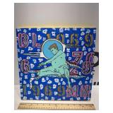 "Blue Moon" - Mixed Media on Wood - 12" x 12"