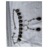 Labradorite Necklace and Earrings Set
