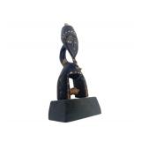 17.5 Inch Figure of Baule People from West Africa Likely the Ivory Coast