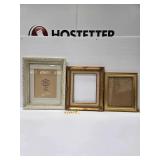 3 - Wooden Glass Picture Frames 11” X 14” - 12” X 14”.5” - 10” X 13”