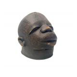 Wooden 7.5 Inch Tall Makonde Lipiko Helmet Mask of the Makondo People of Tanzania