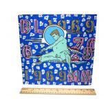 "Blue Moon" - Mixed Media on Wood - 12" x 12"