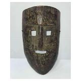 African Kumu Mask - Bantu People of DRC, Central Africa - 10”