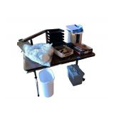 Steel/Wood Table Adjustable Height 4’ L. Xx30” D. Contents Included