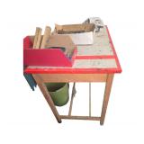 Industrial Work Table 36x24x36" Contents Included