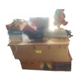 2 Xmas Trees 7 Foot Tall 24 Inch Tall Tigger,Metal Xmas Sleigh 25x8x14