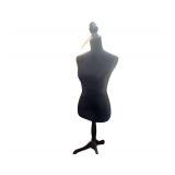 Smaller Sized Female Half Body Maniqne Black