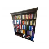 Pair of Wooden Shelves and Contents