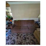 Brown Material Wide Corduroy Design 80"