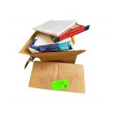 Box of Office Paper, Printer Paper, Notebooks