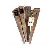 6 Piece of 4’ Steel Channel Brackets