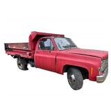 1980 Chevrolet C30 350 Square Body 1 Ton Dump Truck - VIN: CCL338V137532 - 4 Speed Manual Transmission - 5.7L, V8