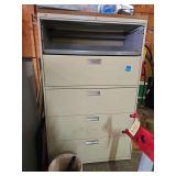 Metal File Cabinet 42"L x 19 " D x 68" H