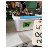 8x12x4 Inch Plastic Basket Full of Drill Bits