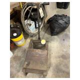 Vintage Steel Cart 3 ft. L.