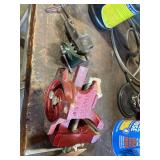 2 Vice Clamps a Home 203 1/2 and a Table Clamp vice
