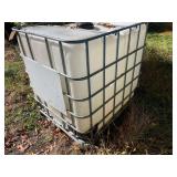 Large Poly Tote In Metal Frame 47x39.5x45 Inches