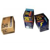 2 Bicycle 26Inch Tubes and a Box of Various Electrical Parts