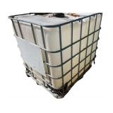 Large Poly Tote In Metal Frame 47x39.5x45 Inches