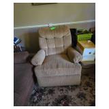 Beige Rocking Chair Recliner Coordinates with 802A