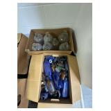 2 Boxes of Old Bottles
