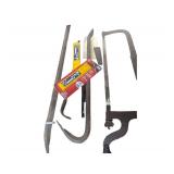 4 Crowbars of Varying Sizes Glass Cutter with 2 Razor Replacement Boxes