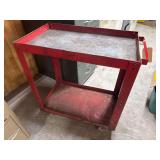 2 Tier Rolling Shop Cart