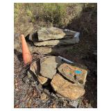 2 Pallets of Large Heavy Stone - See Photos