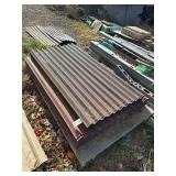 Pallet of Ondura Roofing/Siding Panels - 39" x 80 & 48" x 80"