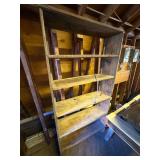 Wooden Bookshelf - 39" x 13" x 80"