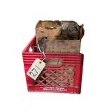 Welding Rods in Red Milk Carton