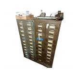 Pair of Heavy Duty Hardware Organizer Cabinets - 20" x 28" x 52" Each - 28" Deep Drawers - Includes Contents - Some Drawers Empty