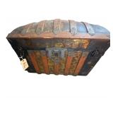 Antique Hump Back Trunk