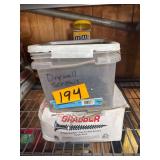 Lot of Drywall Screws - 2 Bins & One Box