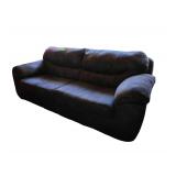 Suede-like Grey Couch approx 95"