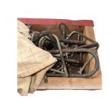 Wooden Compartments Of Screws - Nuts- Bolts