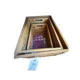 Nesting Wicker Boxes