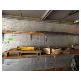 Box of Double Head Nails - Tile Cutter w/ Loose Tiles - Adjustable Tripod Stand - Loose Shingles