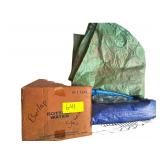 Tarps and Burlap