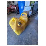 Pair of Plastic Gas Cans