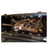 Plastic Toolbox 3ft. L. Full of Assorted Hand Tools