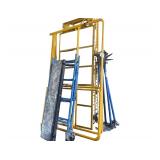 Baker Scaffold Set w/ Safety Rails & Adjustable Height Platform