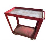2 Tier Rolling Shop Cart