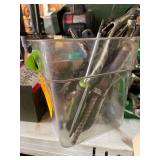 Plastic Container ofVice Grips ,Chain Grip Screw Drivers