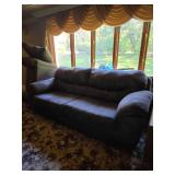 Suede-like Grey Couch approx 95"