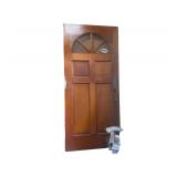 Wooden Exterior Door 35.75x1.75x80 Inches