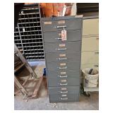 File Cabinet Including Contents 20"L x 28"D x 51" H. Must Bring Proper Manpower for Removal