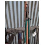 1- Long Handled Pruner, 1- Short Handled Pruner,  Metal Drive Pipe
